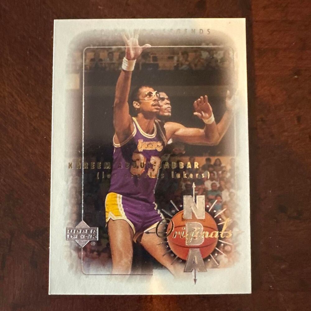Kareem Abdul-Jabbar NBA Originals card 2000 Upper Deck Insert Originals O5